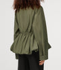 LOEWE Green Cotton Gathered Jacket