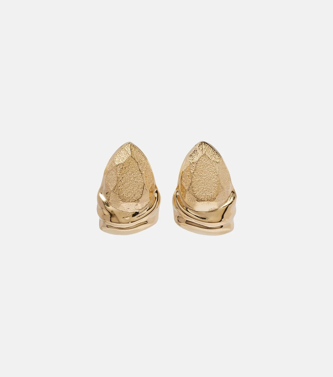 Oscar de la Renta - Gold-plated earrings