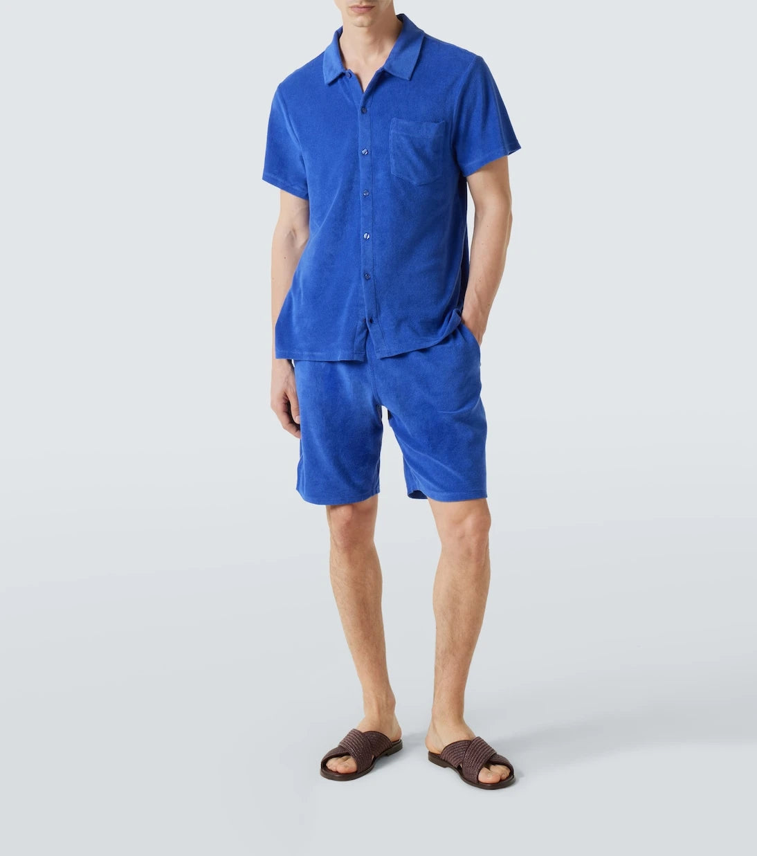 Vilebrequin - Cotton-blend terry bowling shirt
