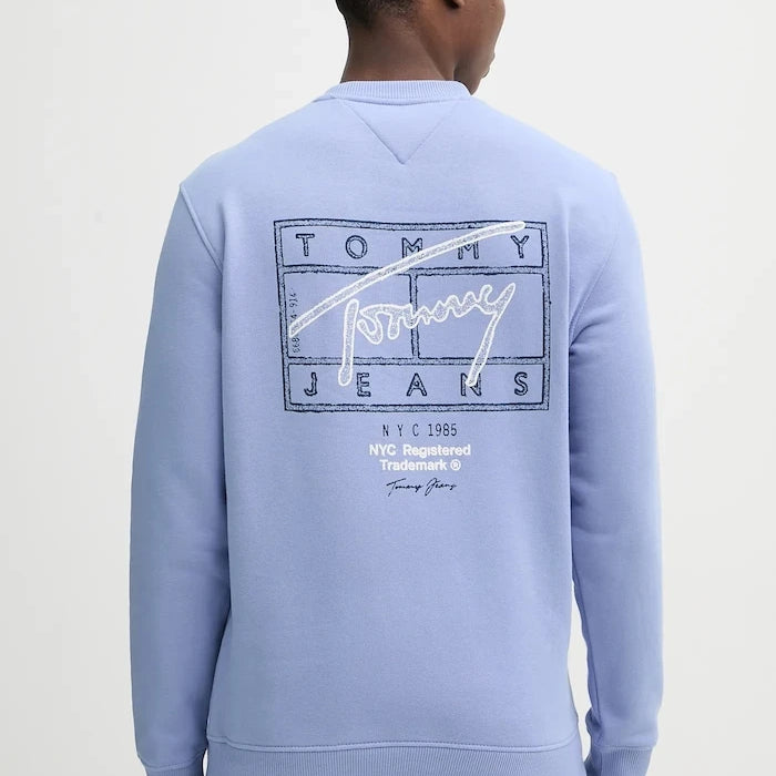 Pamuklu Tommy Jeans sweatshirt