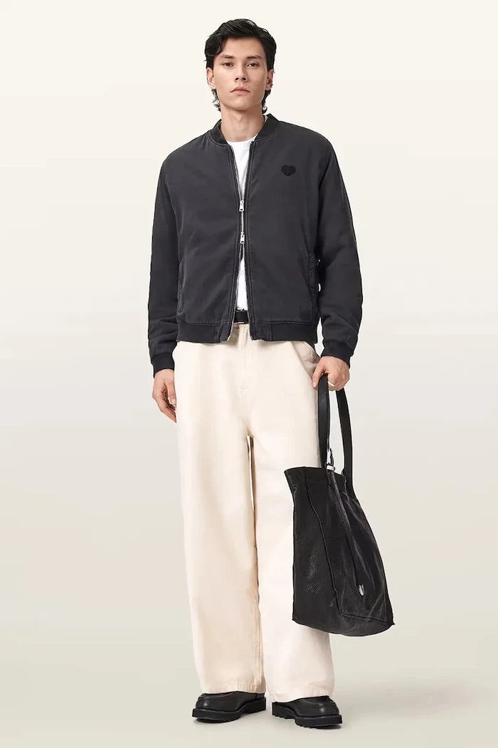 AllSaints яке бомбър мъжко от памук FORRES
