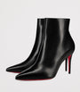 Christian Louboutin Black So Kate Leather Ankle Boots 85