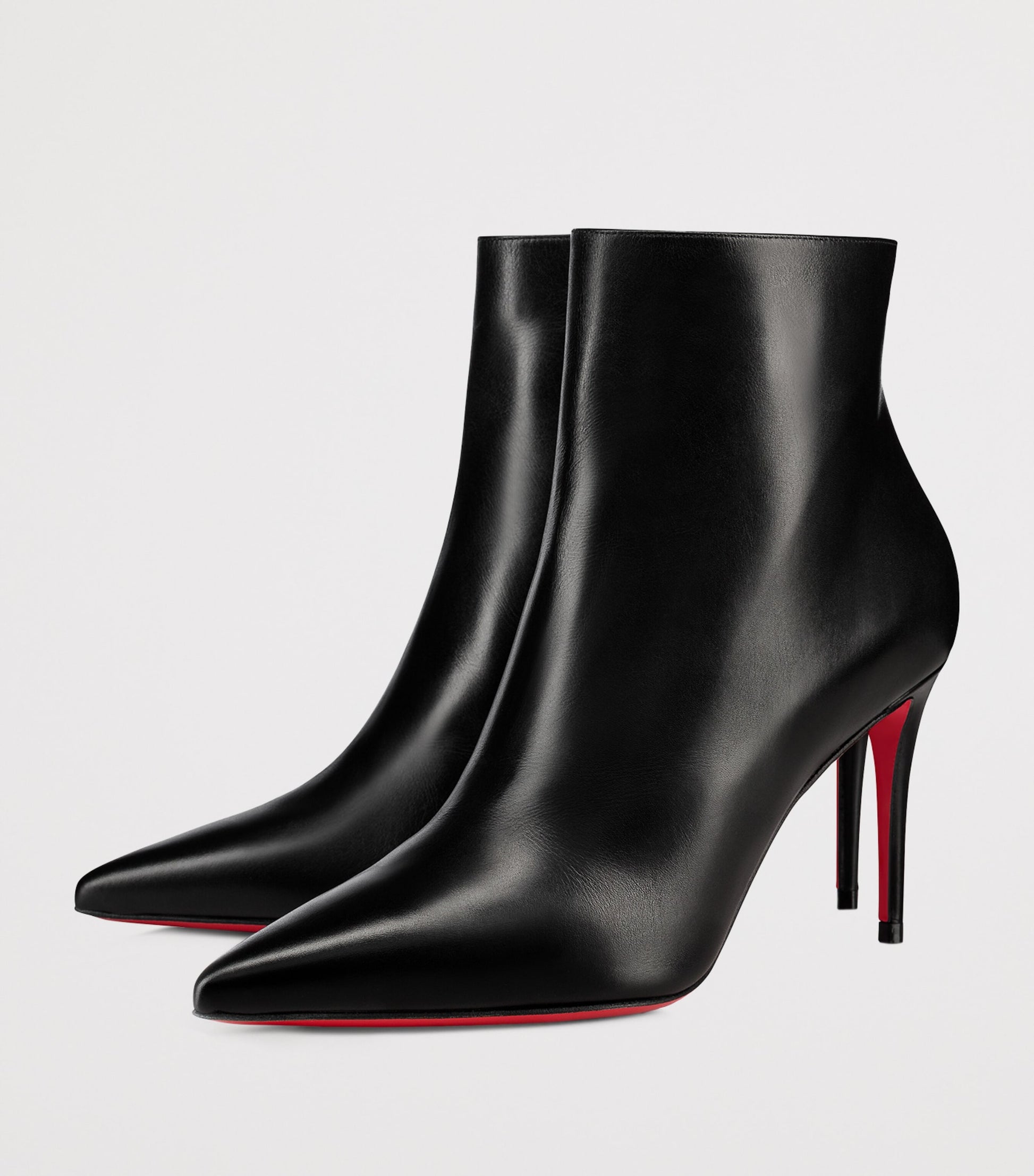 Christian Louboutin Black So Kate Leather Ankle Boots 85