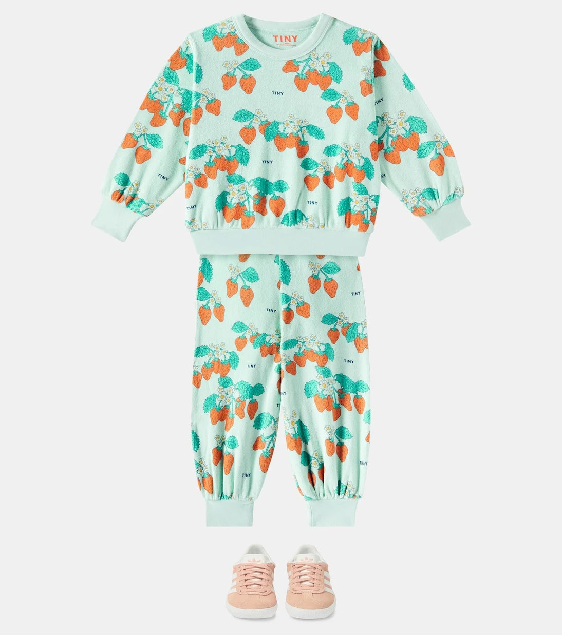Tinycottons - Strawberries cotton terry sweatshirt