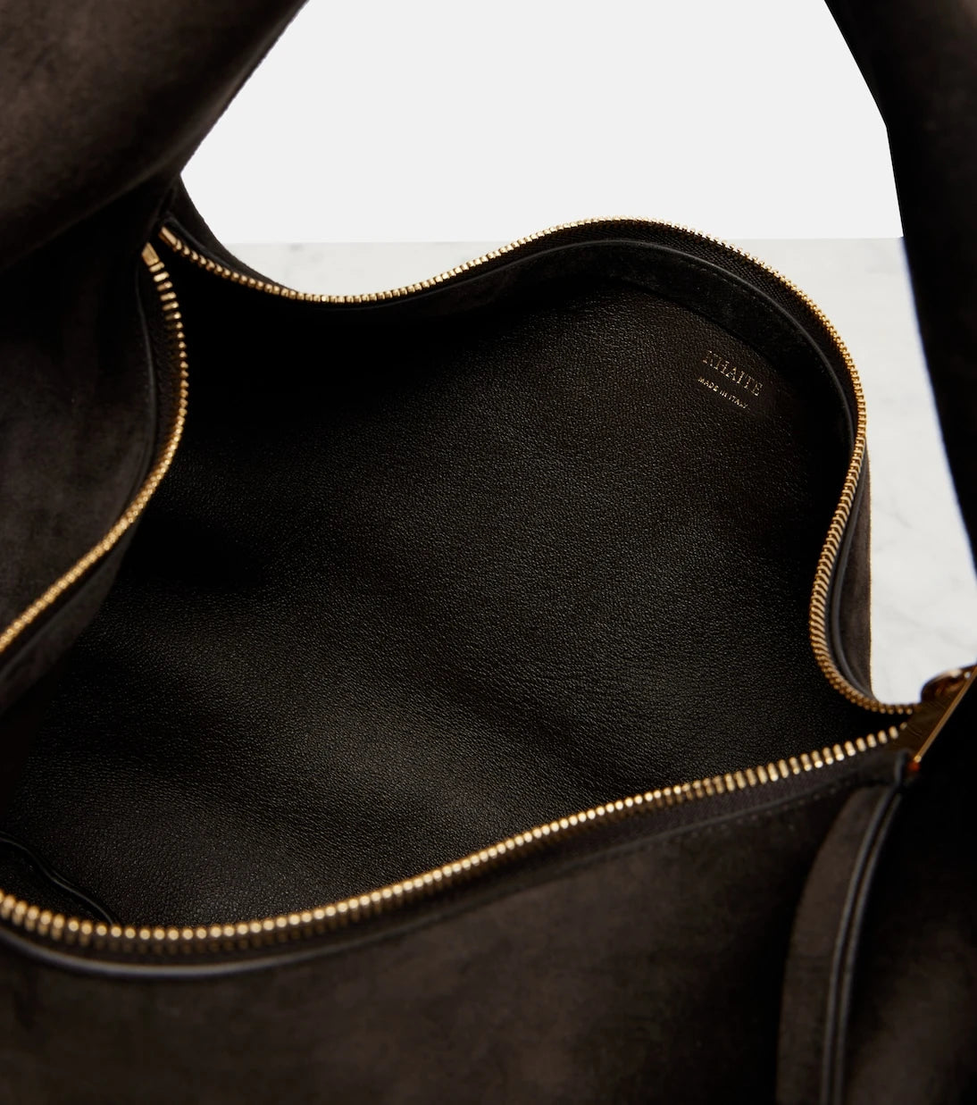 Khaite - Olivia Medium suede shoulder bag