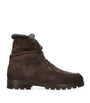 Brown Suede Detroit Boots