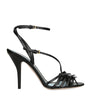 Leather Nodine Heeled Sandals 100