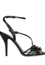 Leather Nodine Heeled Sandals 100