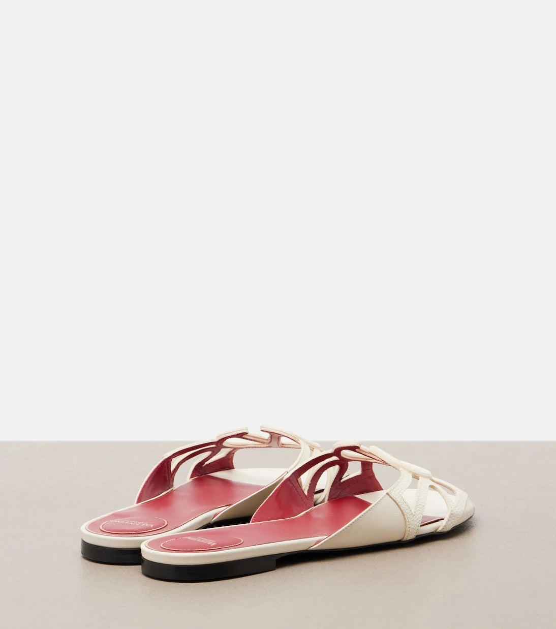 Valentino Garavani - Wonderweb VLogo leather slides