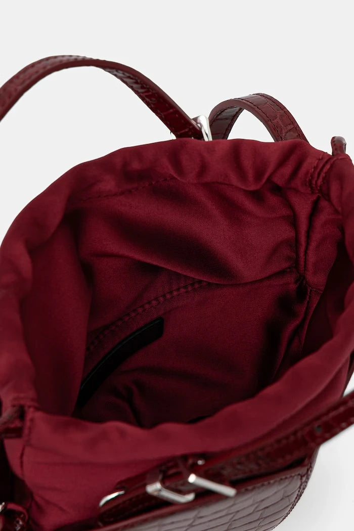 Rotate чанта crossbody дамска от кожа