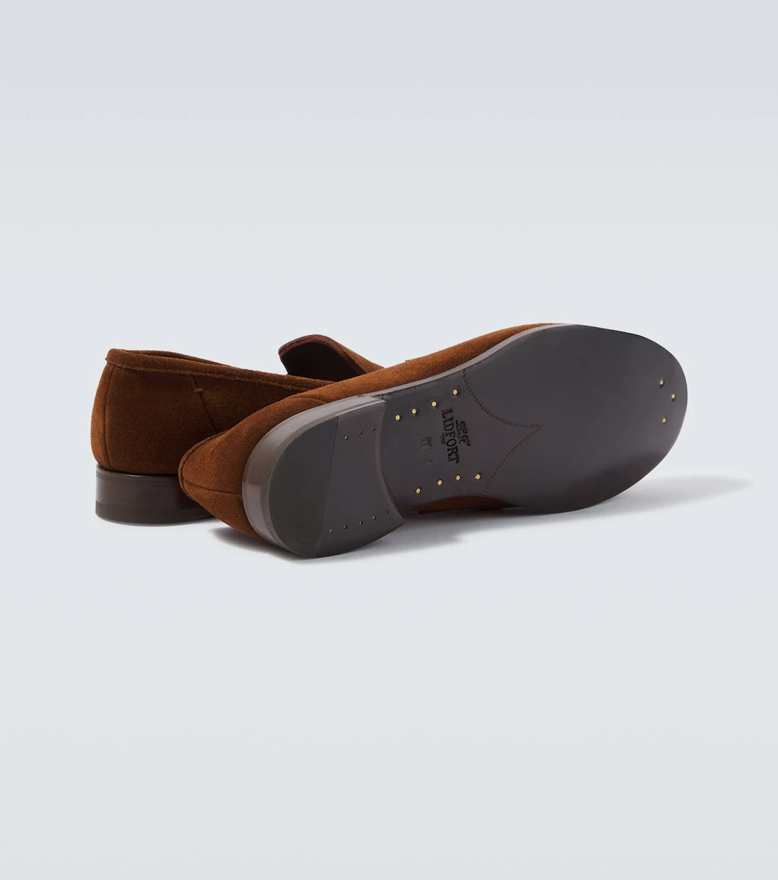Lardini - Woven suede penny loafers
