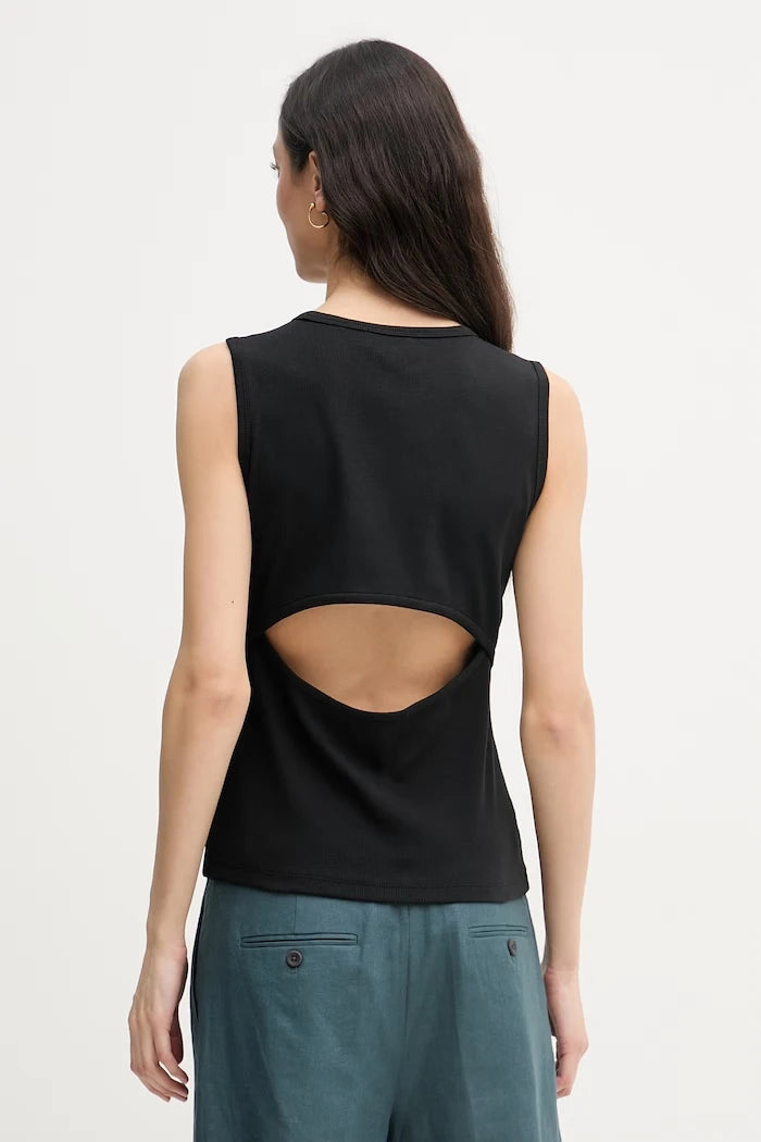 Calvin Klein Jeans pamuk ve elastanlı kadın üstü