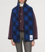 Burberry Narrow Wool Check Scarf