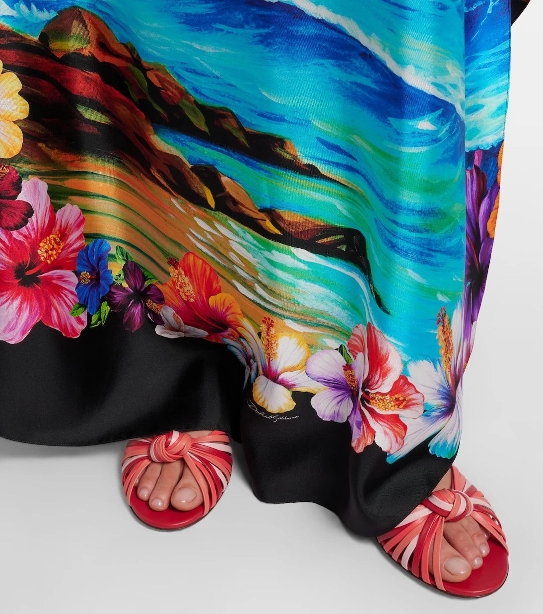 Dolce&Gabbana - صندل Bianca 2.0 الجلدي