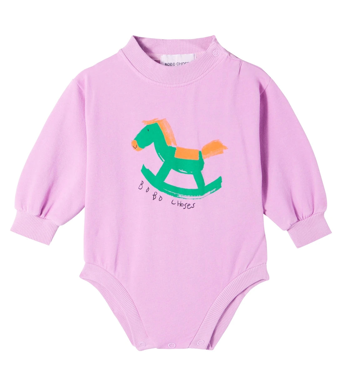 Bobo Choses - Baby Rocking Horse cotton-blend bodysuit