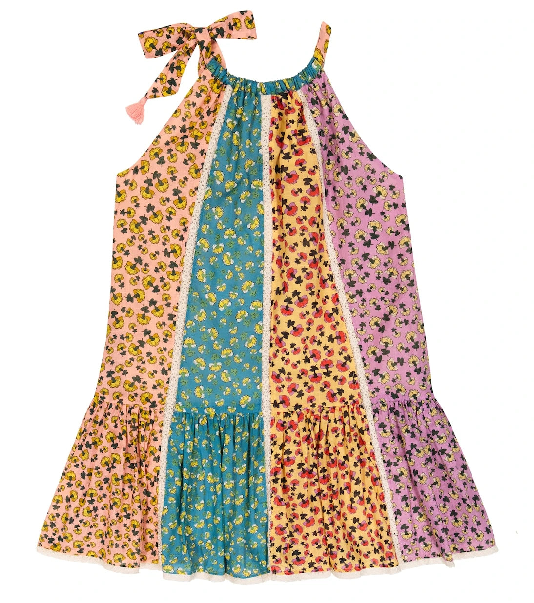 Zimmermann Kids - فستان تيجي القطني المطبوع