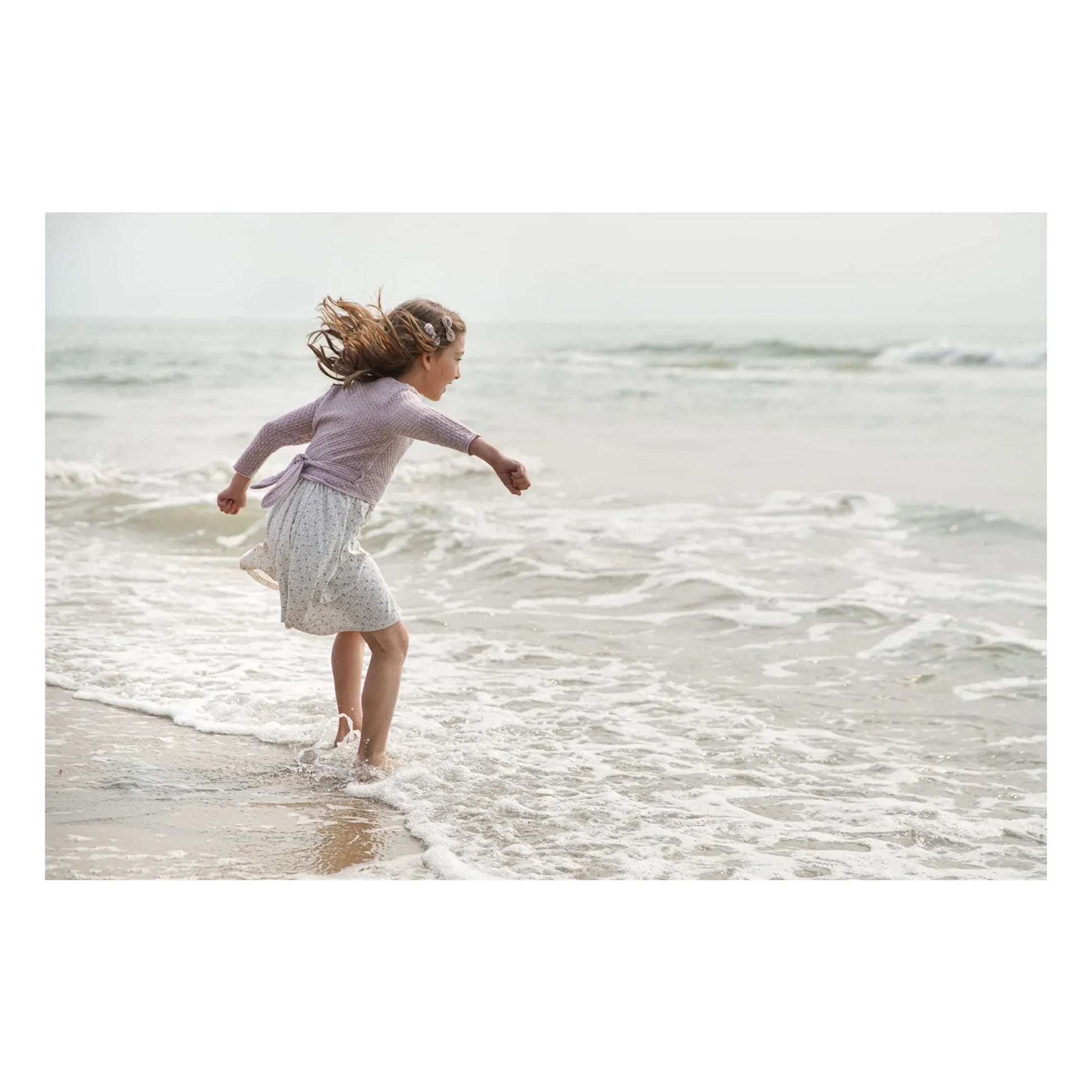 Soor Ploom - Loop Fleurie Organic Cotton Dress | Ecru