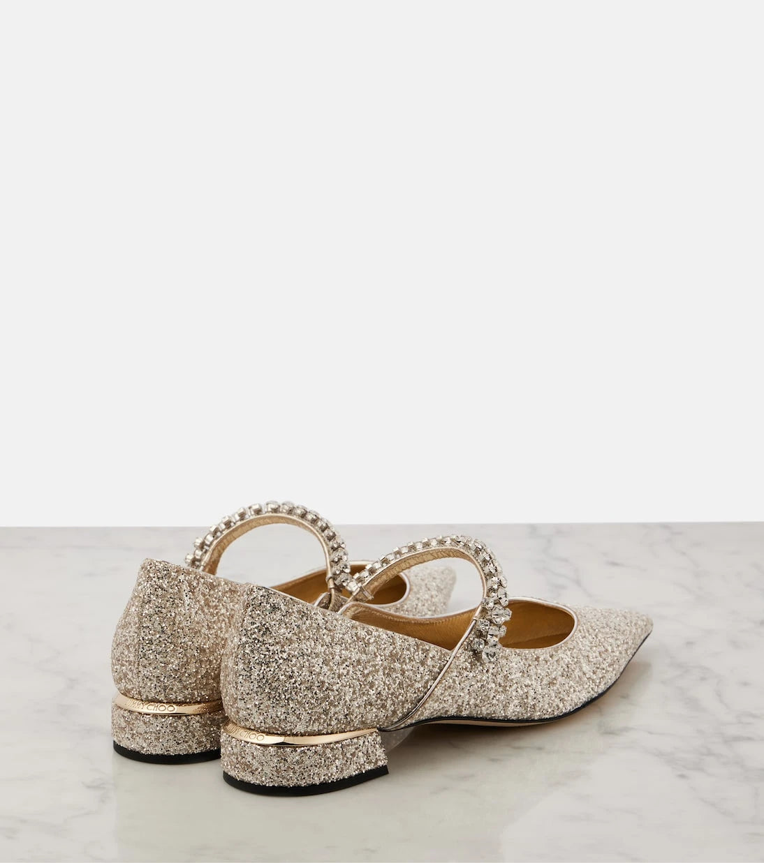 Jimmy Choo - Bing glitter ballet flats