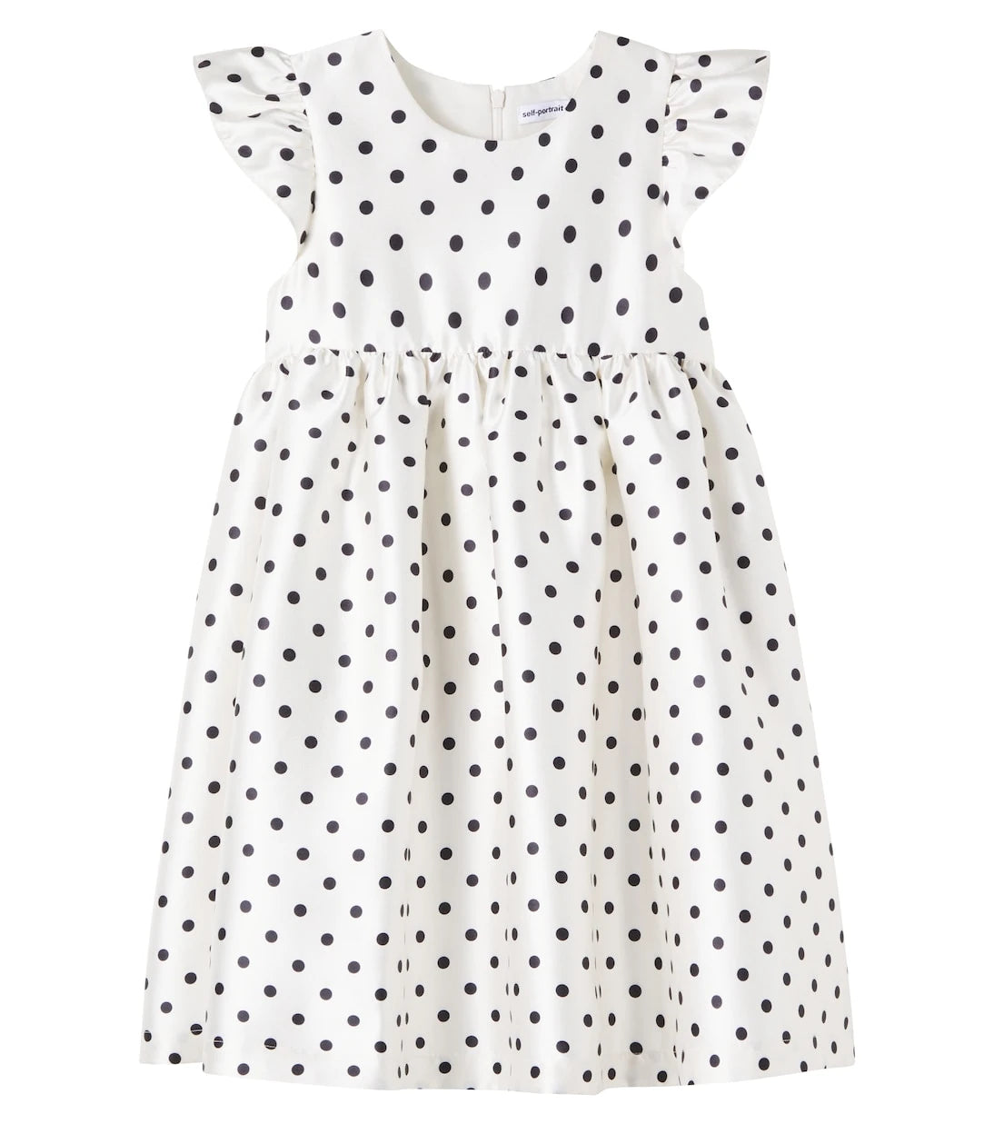 Self-Portrait Kids - Polka-dot taffeta dress