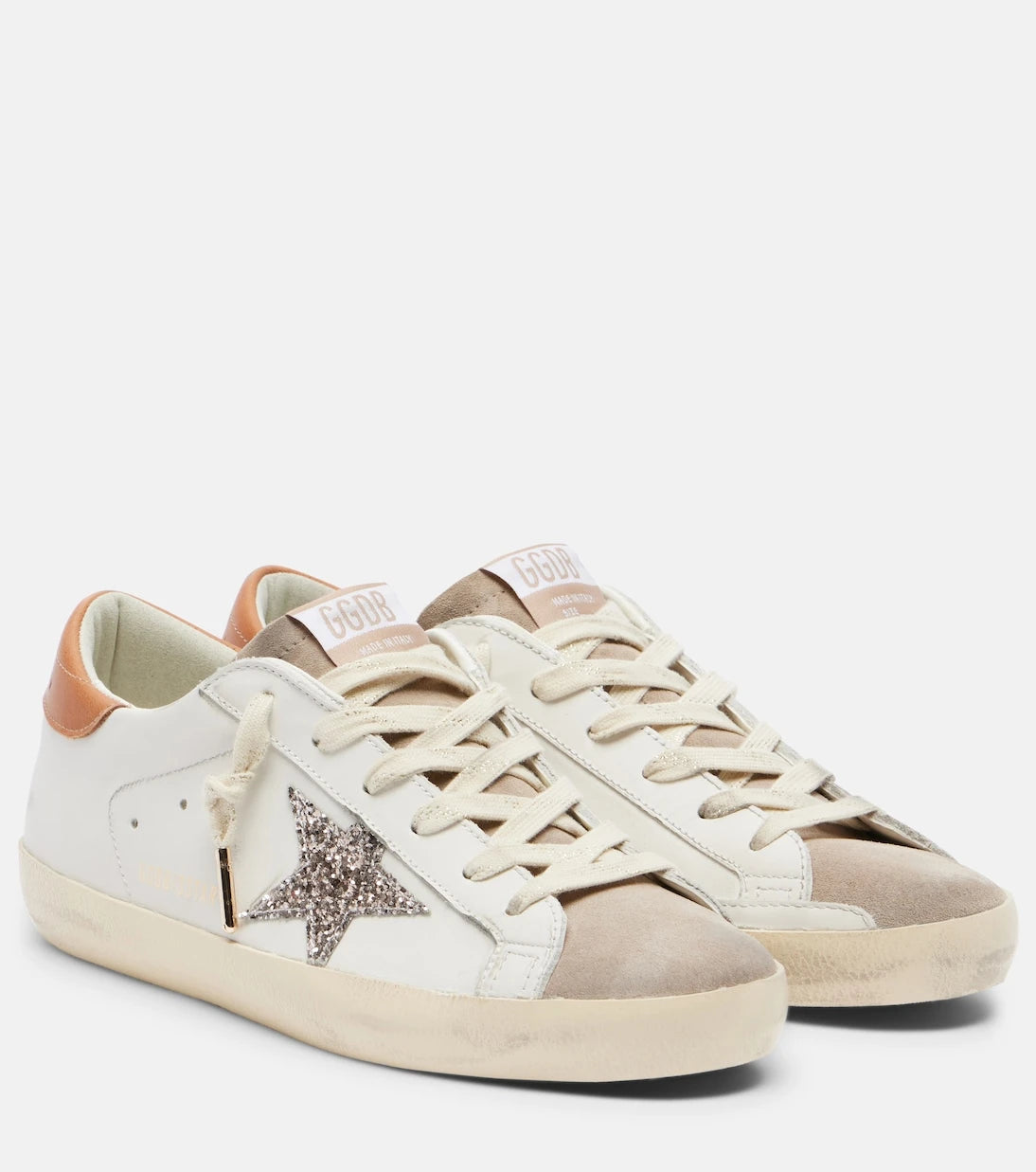 Golden Goose - Super-Star glitter leather sneakers