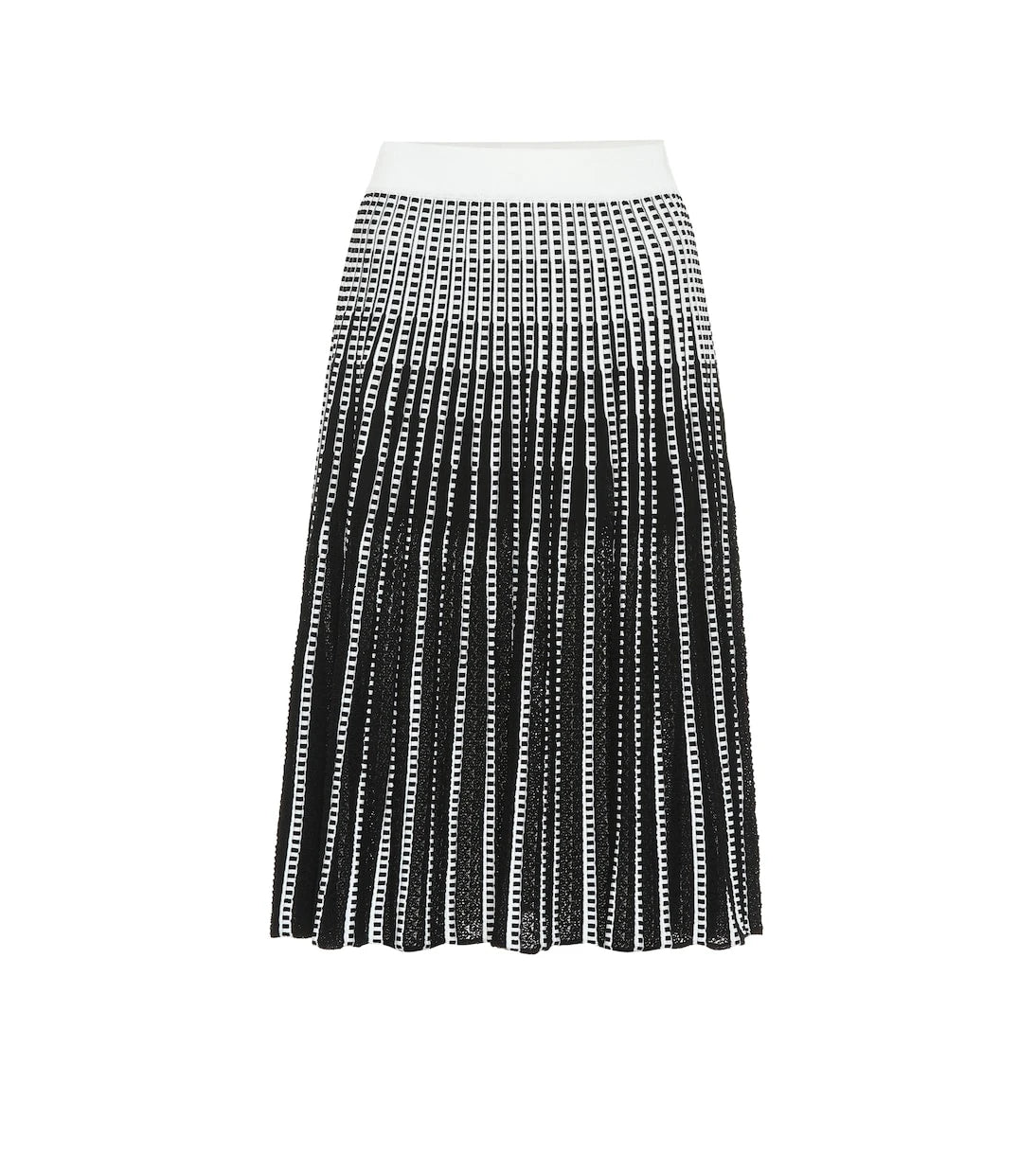 Simkhai - Striped stretch-knit midi skirt