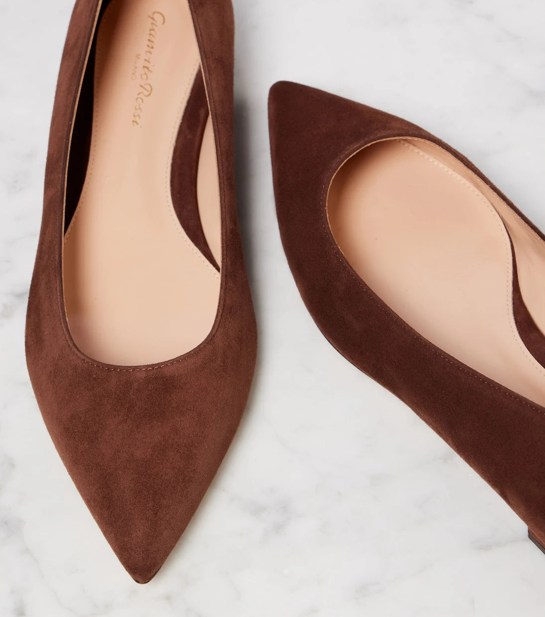 Gianvito Rossi - Gianvito suede ballet flats