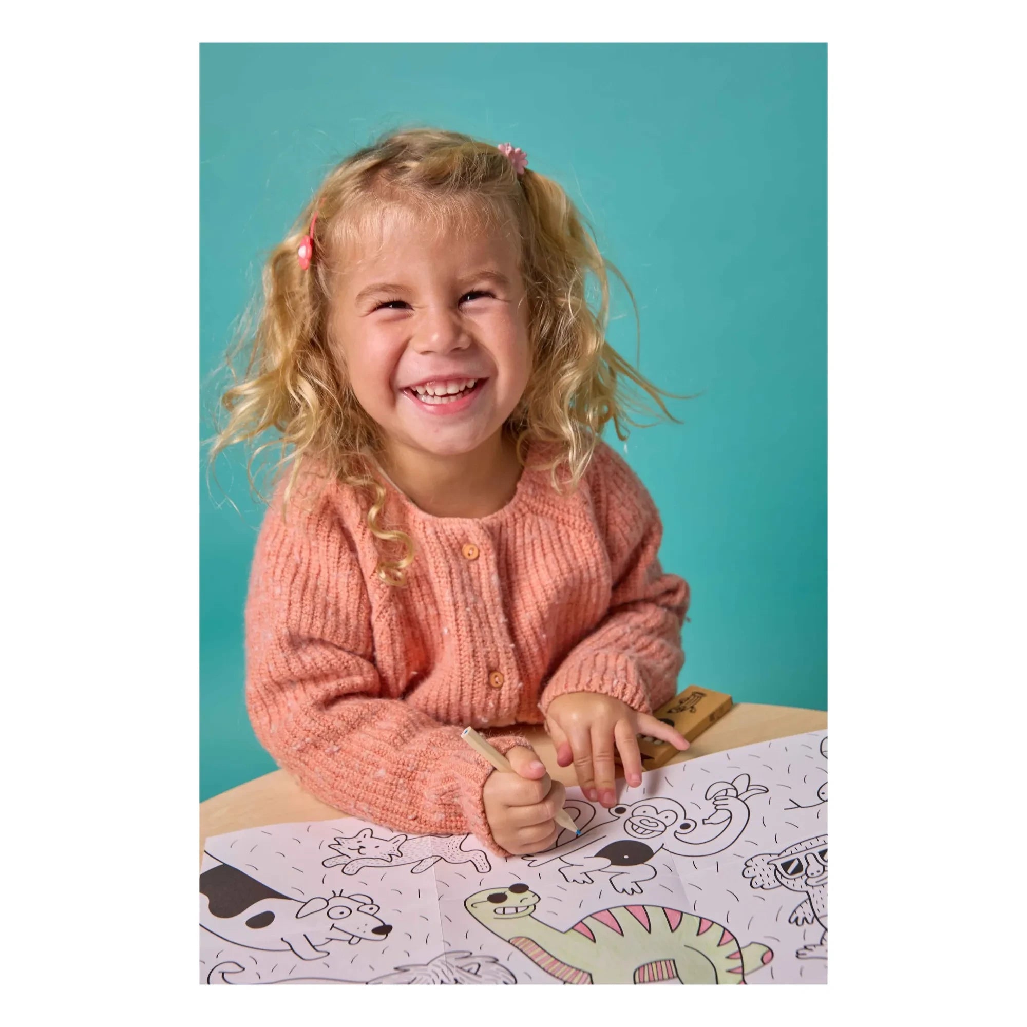 Omy - Animals mini coloring set