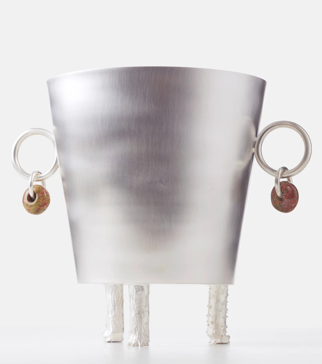 Natalia Criado - Embellished silver-plated ice bucket
