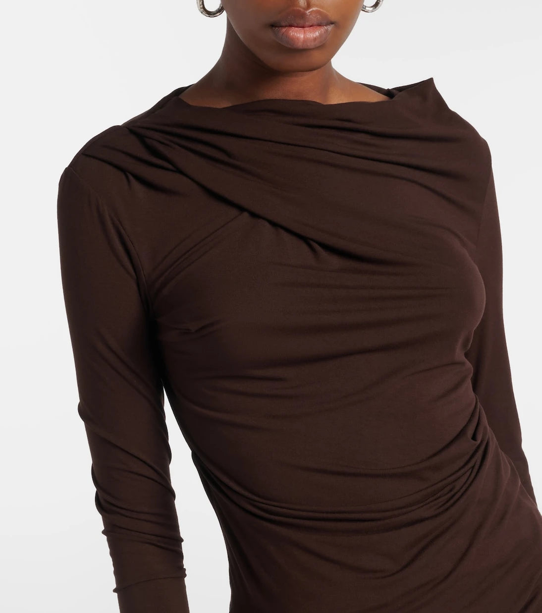 Entire Studios - Draped jersey top