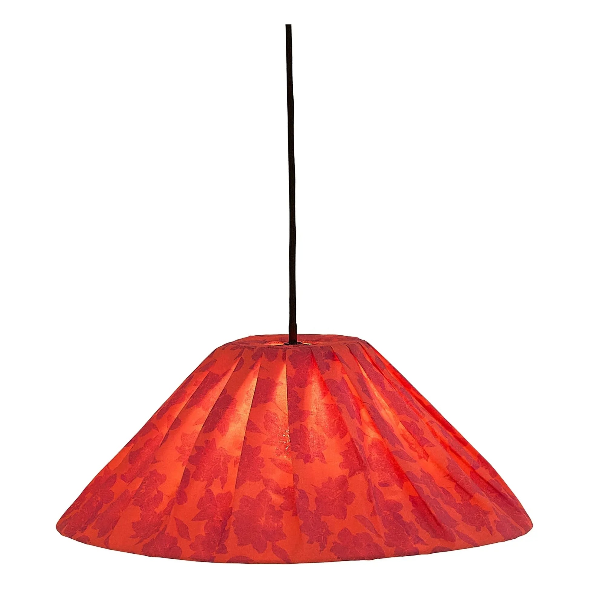 Nobodinoz - Ava Peonies lampshade | Red