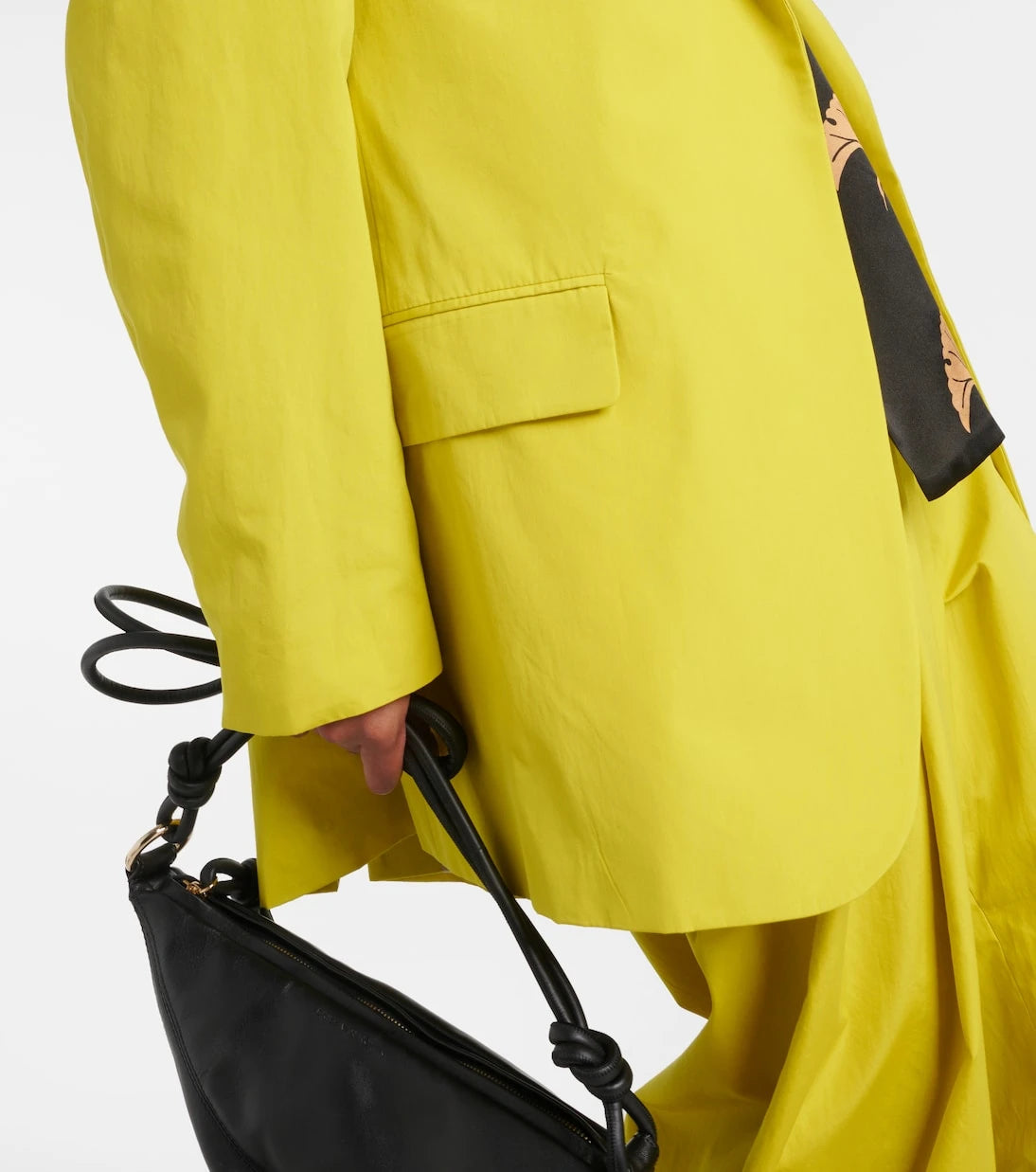 Dries Van Noten - Oversized cotton poplin blazer