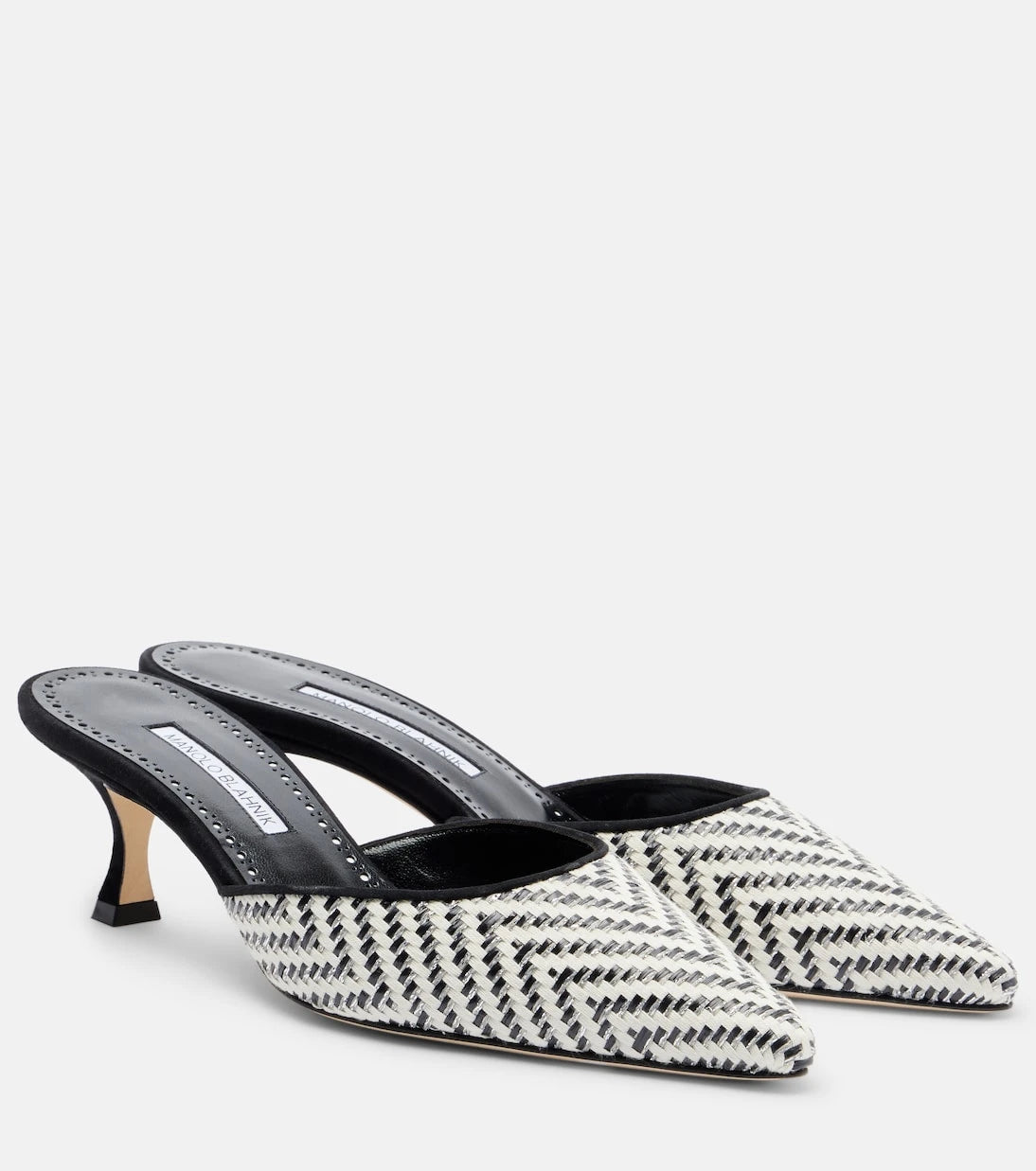 Manolo Blahnik - BB woven pumps