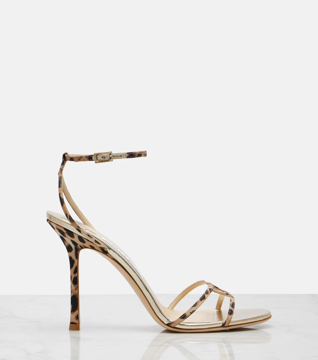 Jimmy Choo - Archive Leo 100 صندل بطبعة الفهد