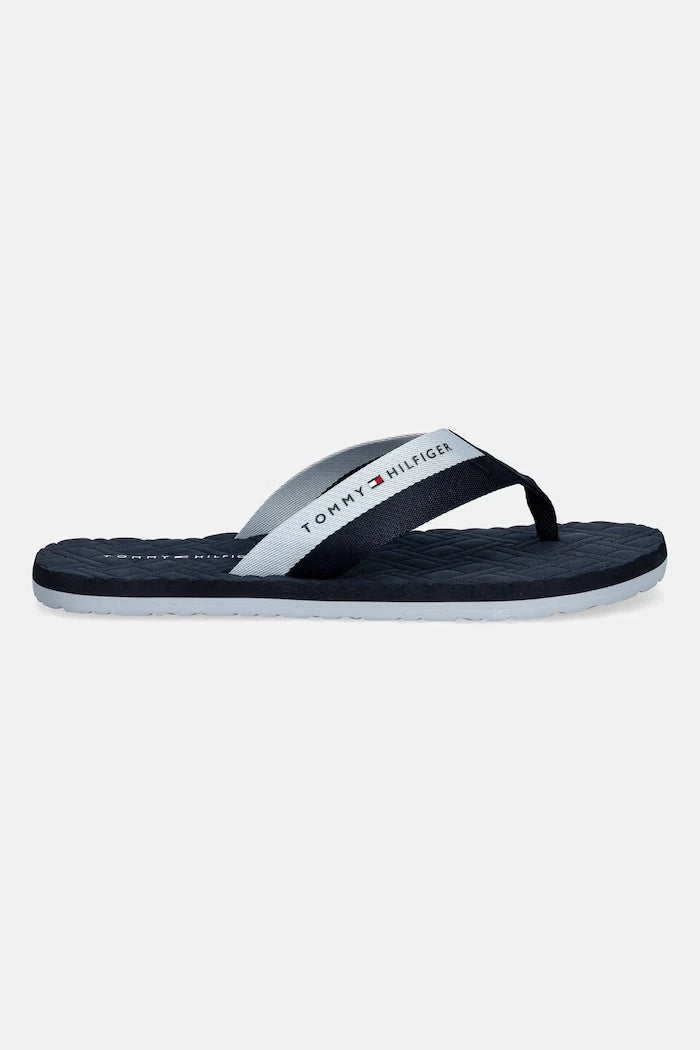 Tommy Hilfiger джапанки мъжки HILFIGER WEBBING BEACH SANDAL