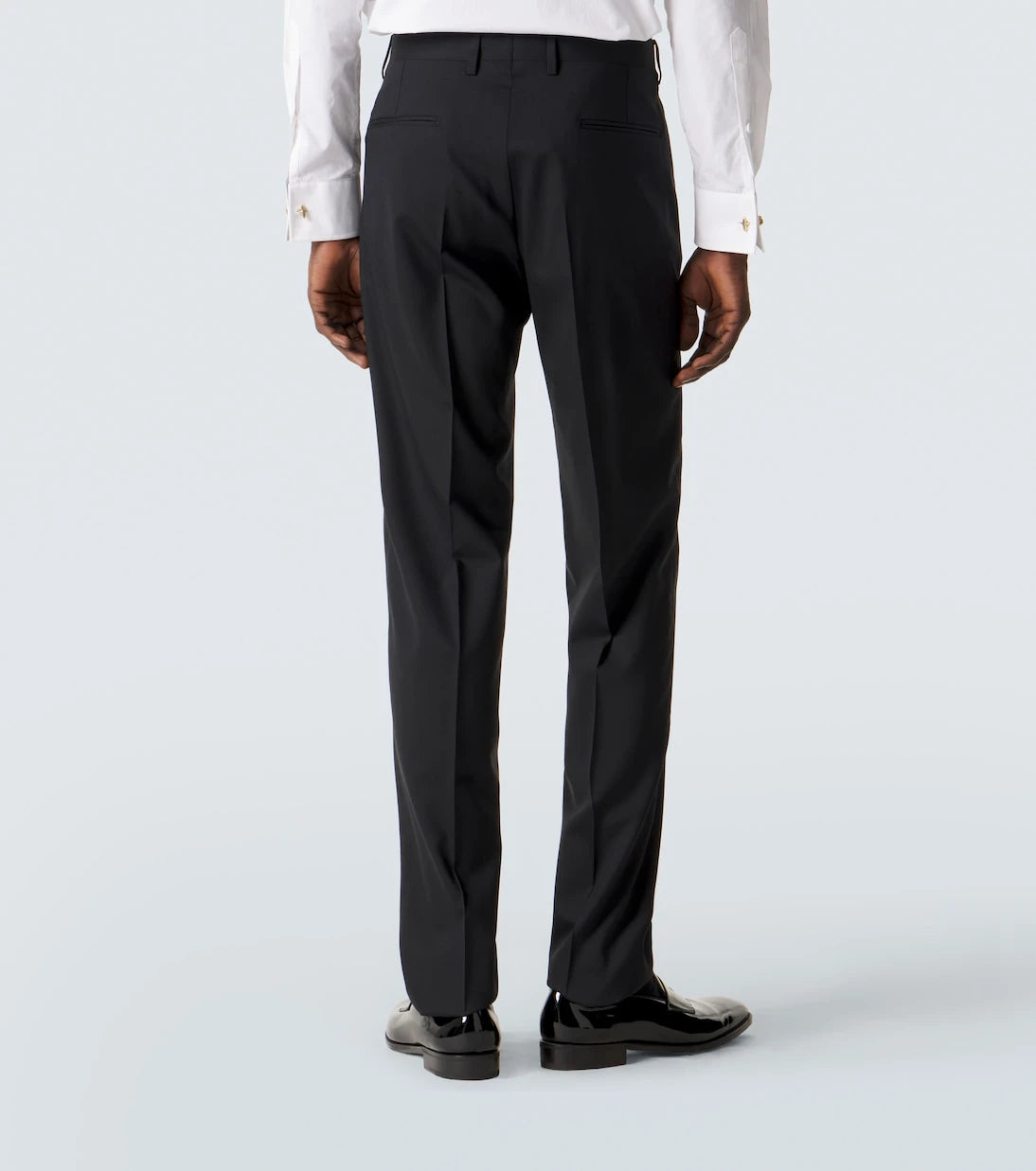 Lardini - Wool tuxedo pants