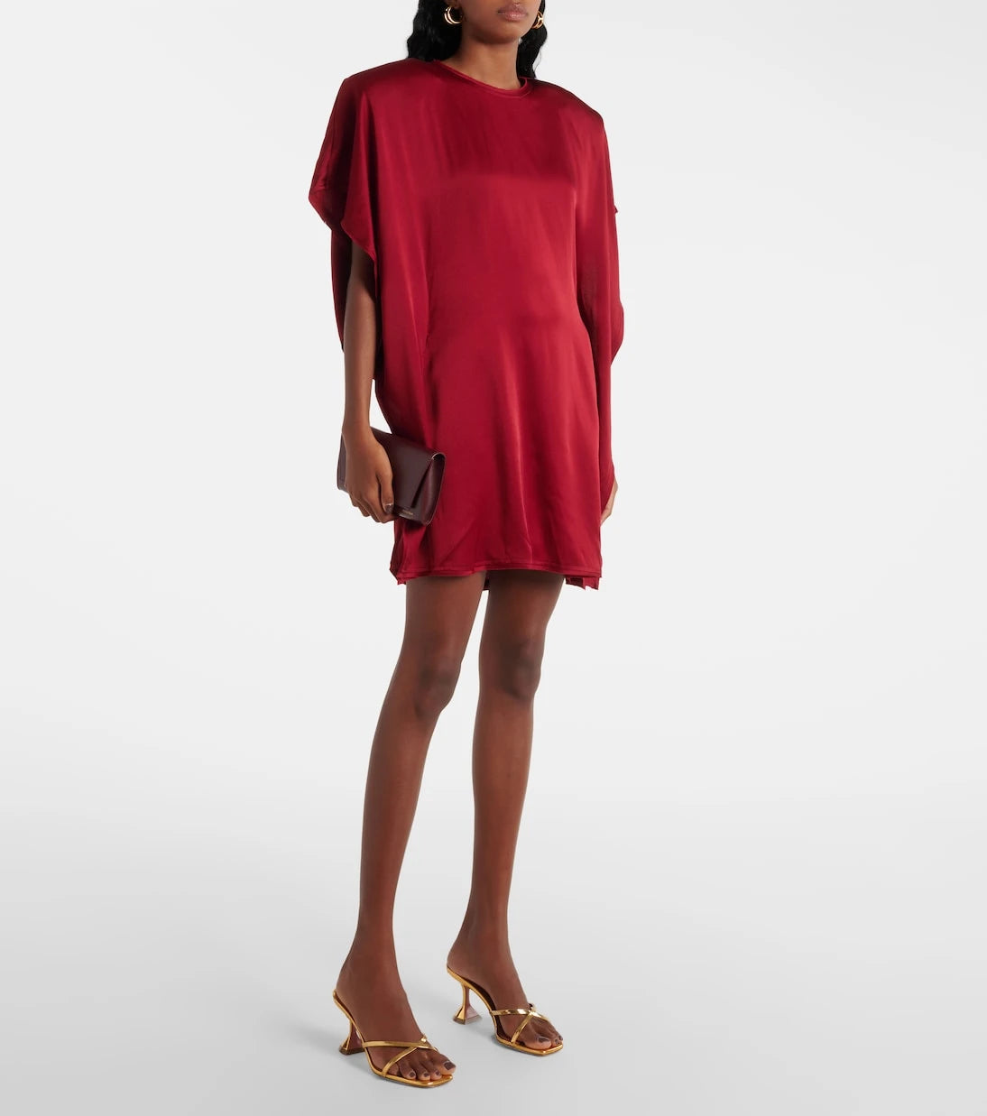 Stella McCartney - Draped jersey minidress