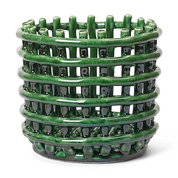 Декоративна кошница ferm LIVING Ceramic Basket S
