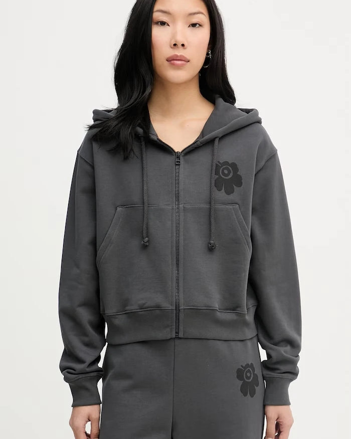 Marimekko kapüşonlu kadın pamuklu sweatshirt