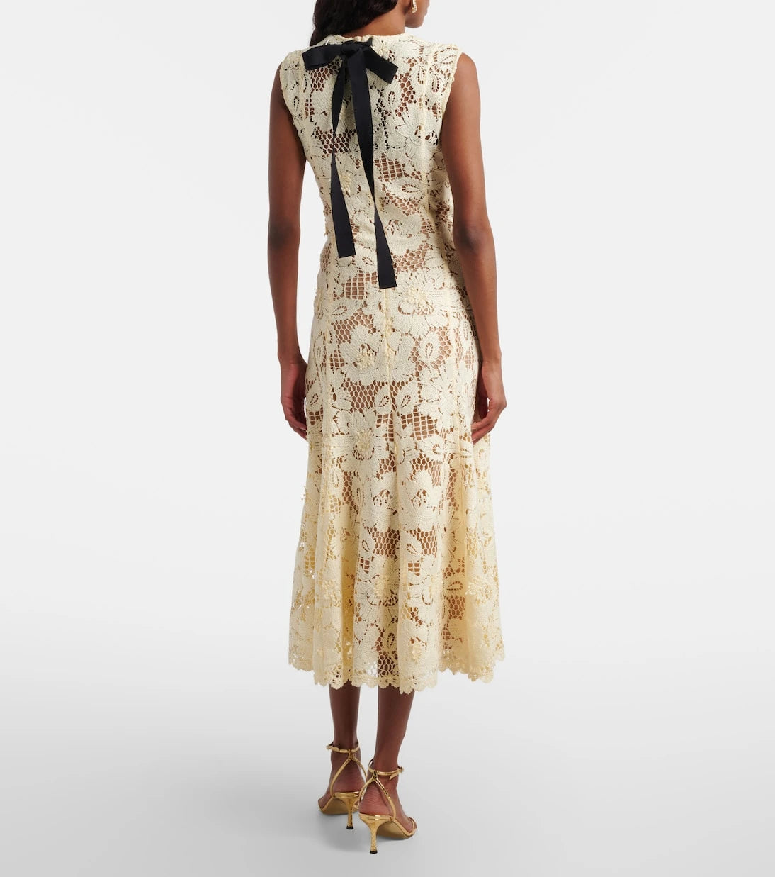 Self-Portrait - Embellished midi dress