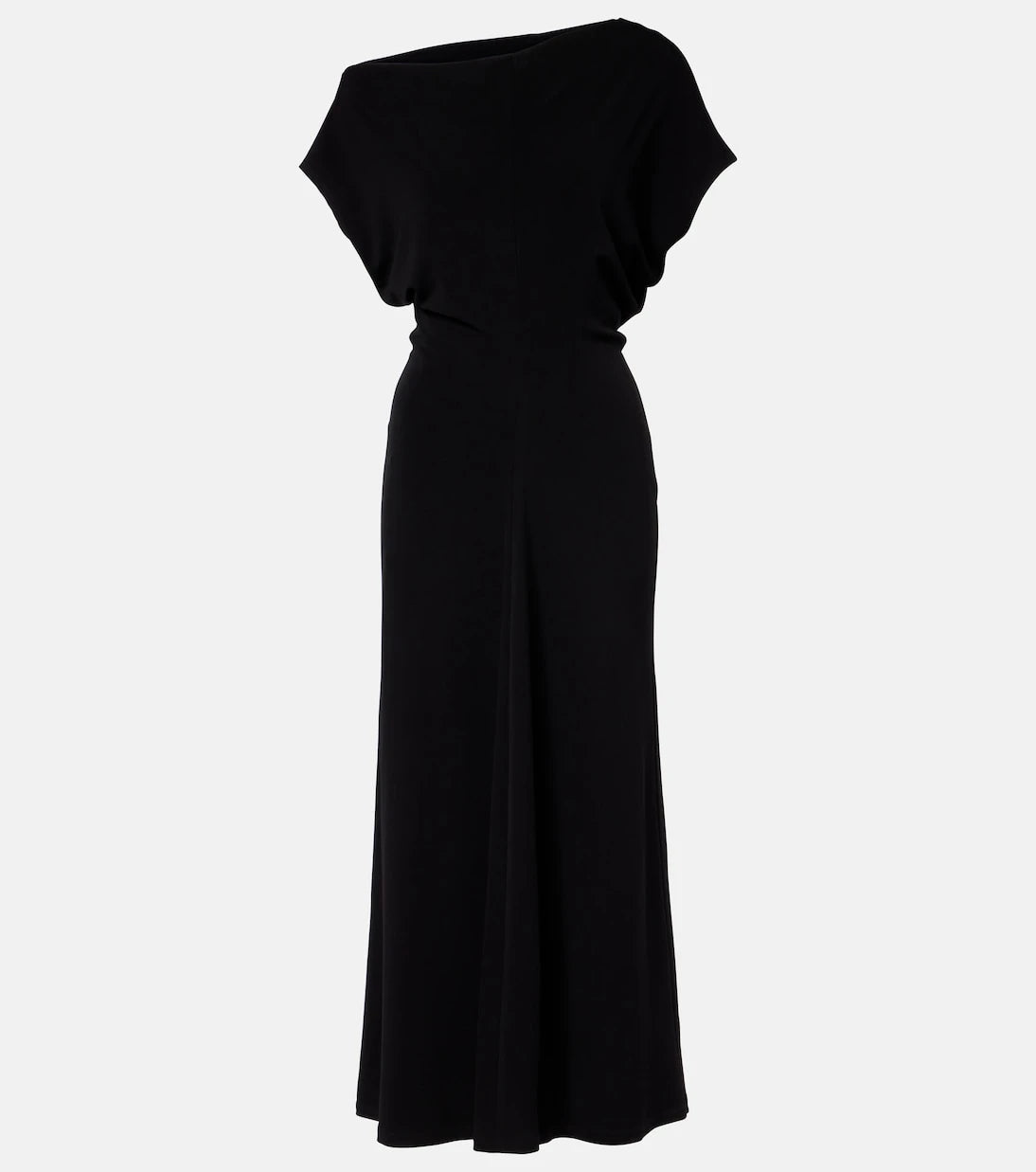 Vince - Draped one-shoulder midi dress