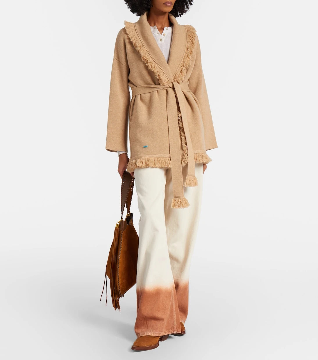 Alanui - Shades Of Eden wide-leg jeans