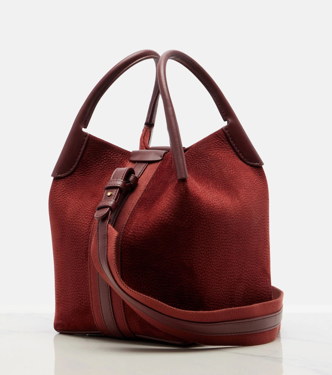 Loro Piana - Bale Small leather top-handle bag