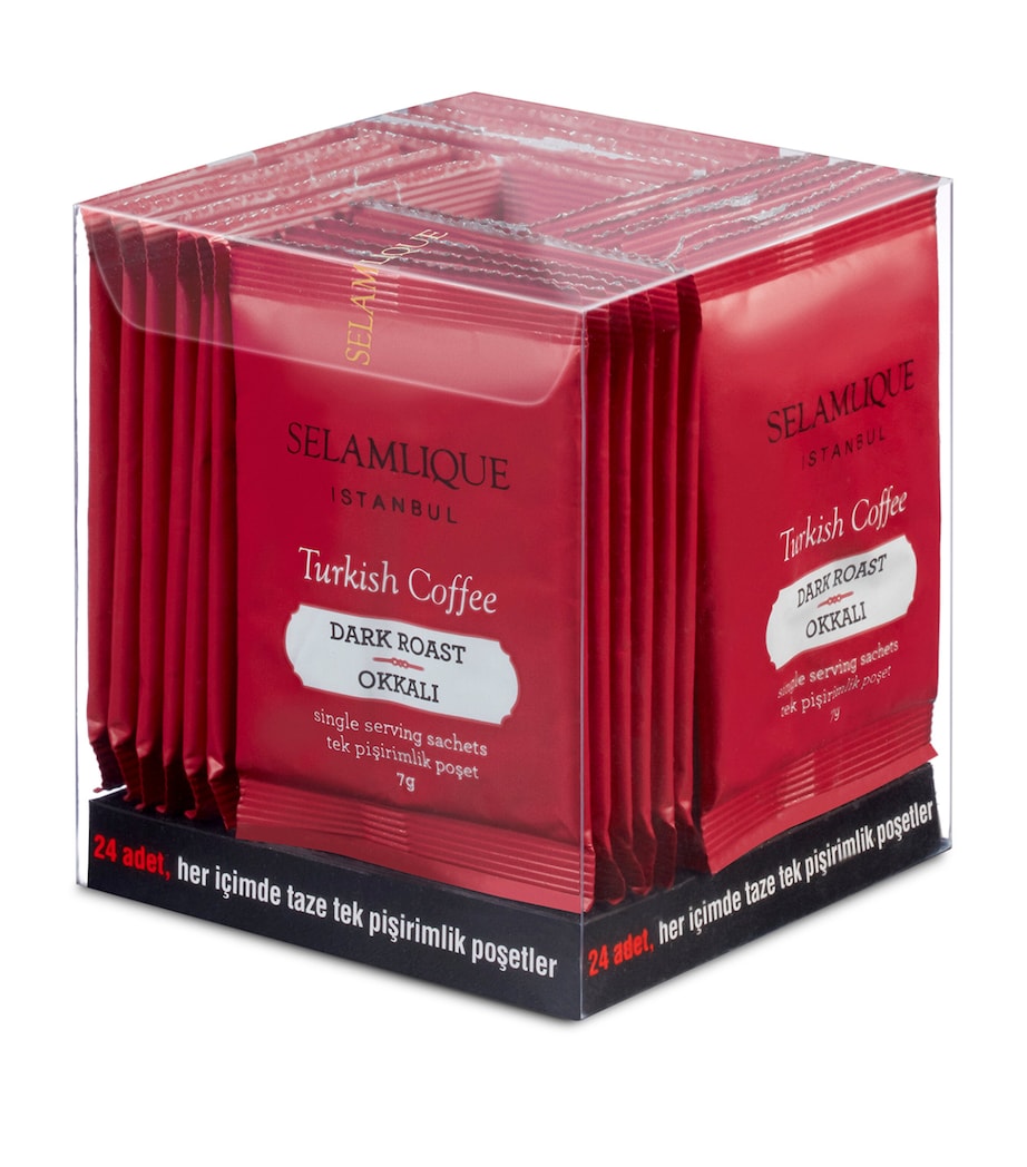 Selamlique Dark Roast Turkish Coffee (24 Coffee Bags)