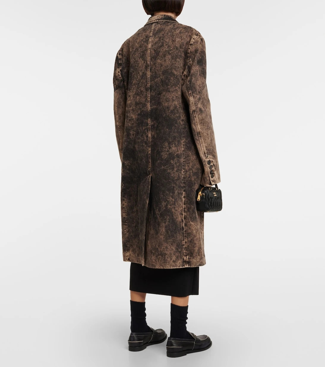Miu Miu - Bleached denim coat