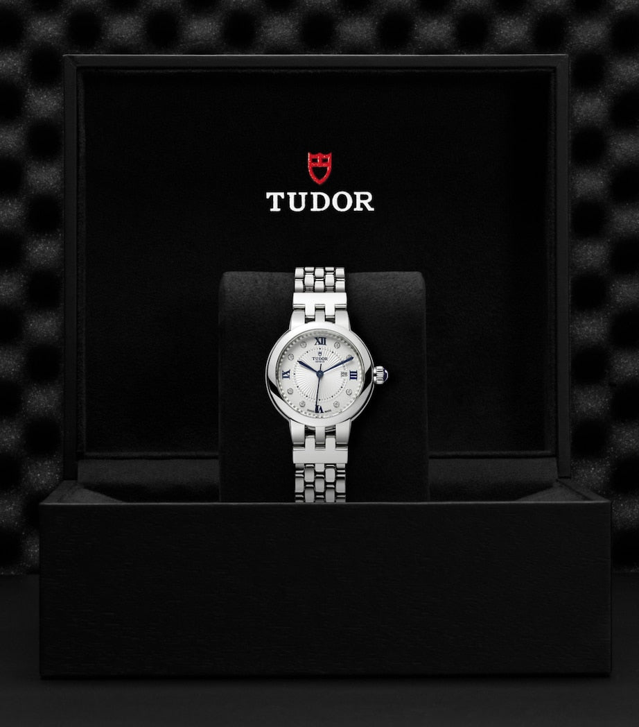 Clair de Rose Stainless Steel and Diamond Watch 30mm