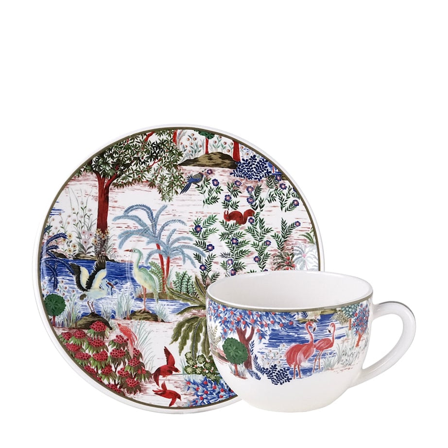 Set of 2 Jardin du Palais Teacups and Saucers (260ml)