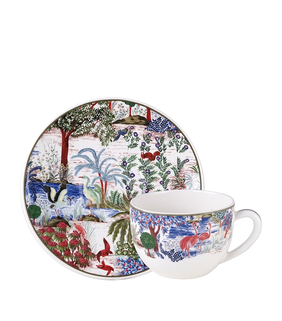 Set of 2 Jardin du Palais Teacups and Saucers (260ml)