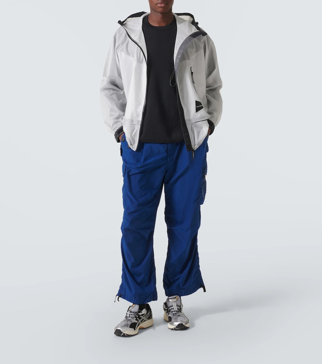 And Wander - Paneled PU raincoat