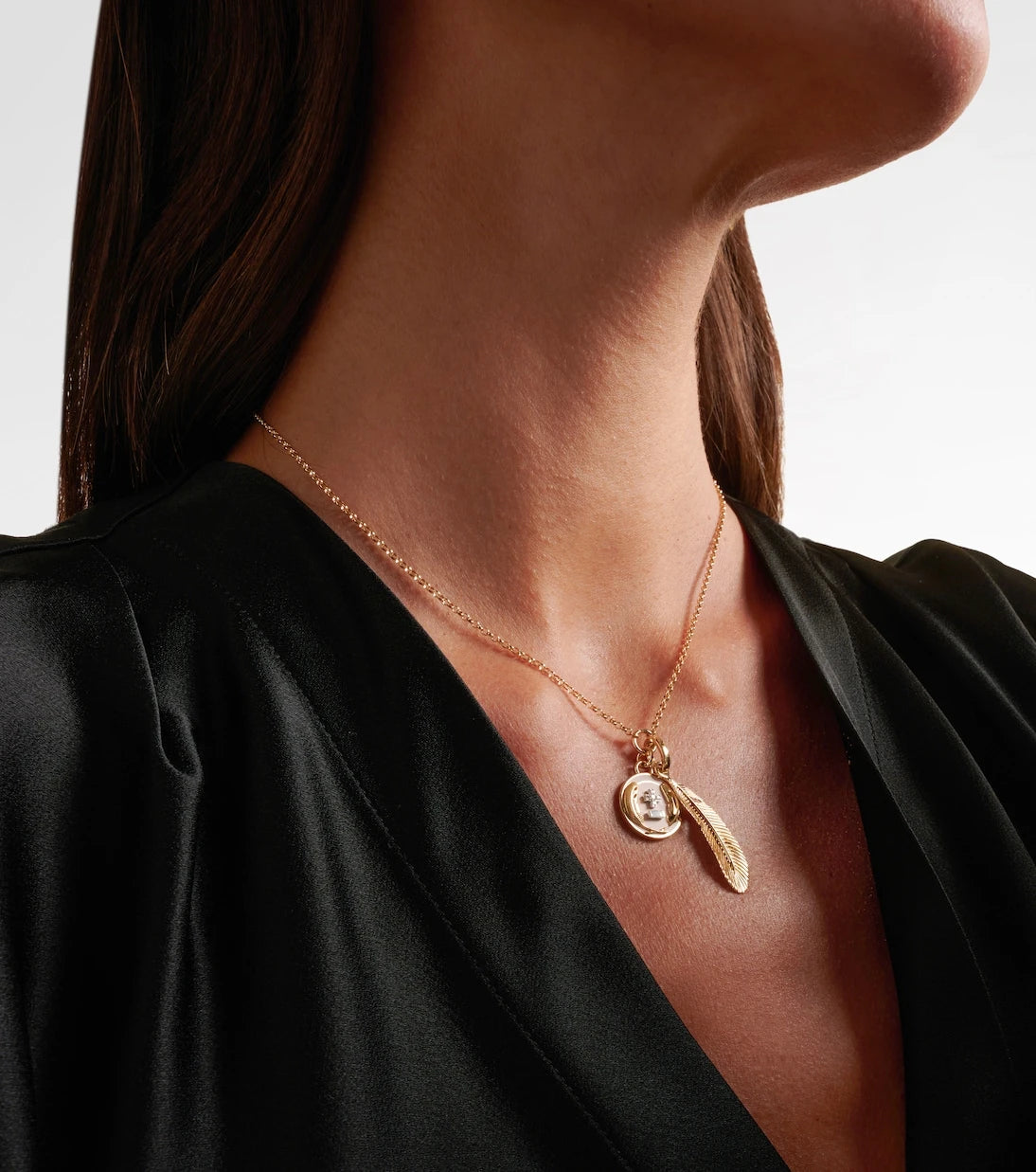 FoundRae - Vivacity 18kt gold pendant necklace with diamonds