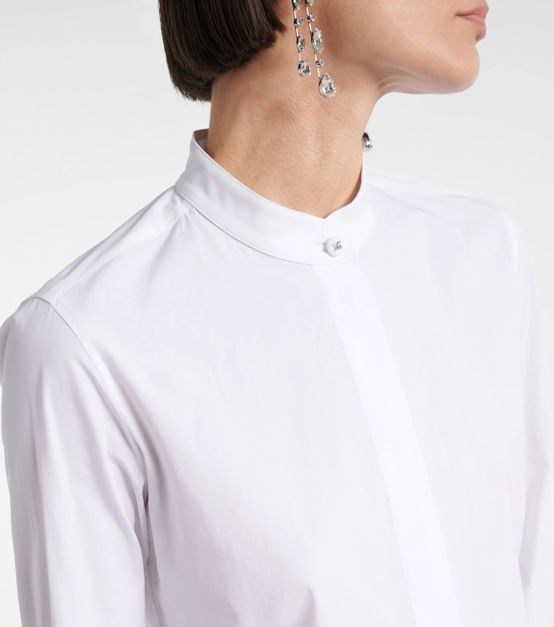 Max Mara - Otranto cotton-blend poplin shirt